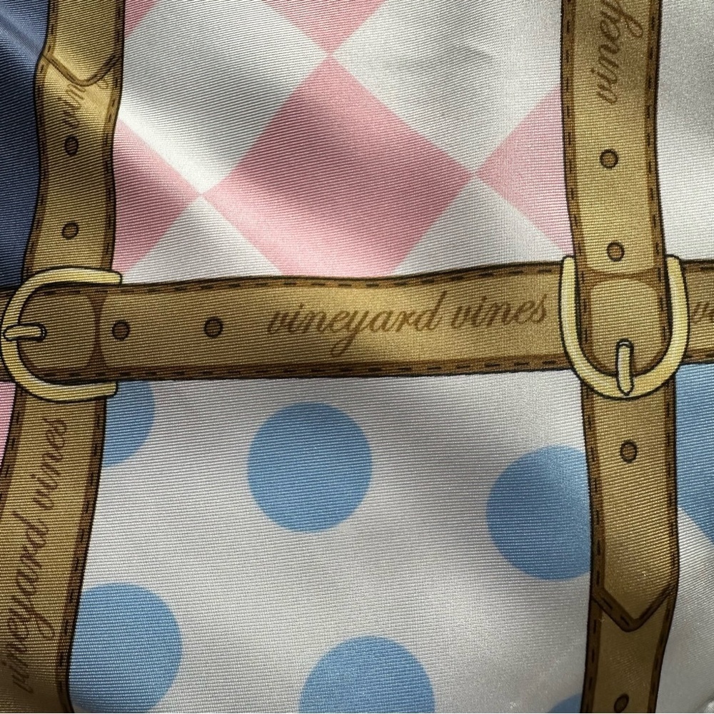 Vineyard Vines for Kentucky Derby Silk Halter Neck Sleeveless Top Size 8 - Picture 7 of 8